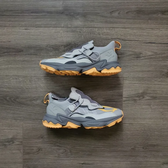 Shoes | Adidas Ozweego Flipshield Grey Acid Orange Mens 85  display picture 3